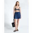 thumbnail image 2 of Free Assembly Women's and Women’s Plus Longline Triangle Bikini Top, Sies XS-3X, 2 of 4