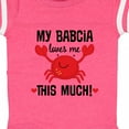 thumbnail image 4 of Inktastic My Babcia Loves Me Grandson Boys or Girls Baby Bodysuit, 4 of 5