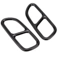 thumbnail image 4 of 2pcs Exhaust Tip Trim Frame Quad Outlet Replacement for MercedesBenz CLA SLK R172 SL R231, 4 of 6