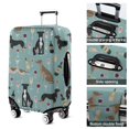 thumbnail image 5 of Dogs with Wine and Glasses Luggage Cover Fashion Suitcase Cover Baggage Covers Fit 25-28 Inch Luggage (Go Travel), 5 of 5