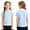 3# Blue, variant on Polo Shirt Kids Summer Short Sleeve Solid Casual Collared Shirt School Uniform 3-13 Years Blue 110