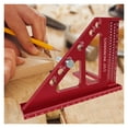thumbnail image 5 of 3D Multi-Angle Woodworking Square Protractor, Aluminum Alloy Miter Triangle Ruler T-Type Scriber, 5 of 7