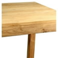 thumbnail image 5 of Padma's Plantation Wood 31.5" Patio Dining Table in Natural, 5 of 6