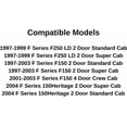thumbnail image 3 of OE Sliding Back Window Back Glass Manual Back Slider Compatible with Ford F150 Pickup 1997-2003 Models/ F250LD (Light Duty Only) 1997-1999 Models/ F150 Heritage 2004 Models, 3 of 6