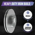 thumbnail image 3 of [Front] Brake X Advanced X Replacement Disc Rotors Kit | 2 Piece Set | For Ford Taurus 3.5 2010-2012, 3 of 4