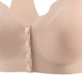 thumbnail image 4 of Bixock Plus Size Bra for Women Push Up Bra Wireless Tank Bra Front Closure Lift Support Wide Straps Breathable Everyday Casual Comfortable Women Under Wear, 4 of 5