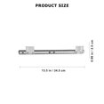 thumbnail image 2 of 1 Paire de Rails Coulissants pour Clavier de Bureau Tiroir Rail Latéral, 2 of 7