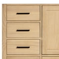 thumbnail image 6 of Ariel Cambridge 43 Inch Single Oval Sink Bathroom Vanity With Pure White Quartz Countertop 1.5 Inch Edge In Oak, 6 of 10
