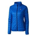 thumbnail image 2 of Women's Cutter & Buck Royal New York Giants Rainier PrimaLoft Eco Insulated Full-Zip Puffer Jacket, 2 of 3