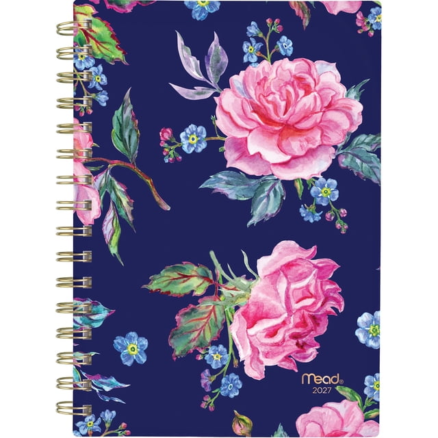Mead® Dark Rose Garden SM W/M Planner, 2027