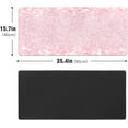thumbnail image 3 of Pink Glitter Desk Mat, Desk Accessory, Cute Workspace, Trendy Workspace, Trendy, 35.4x15.7in Large Gaming Mouse Pad, Cute Desk Topper, Pretty Desk Pad, 3 of 6