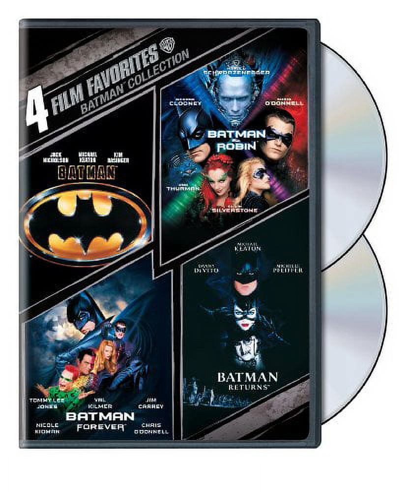 【新品未開封】バットマン 4作品 DVD セット まとめ Amazon.com: 4 FILM FAVORITES-BATMAN COLLECTION (DVD/2 DISC/ECO) 4