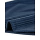 thumbnail image 5 of Blusa con cuello levantado para mujer de manga larga acanalado de punto de terciopelo sólido Azul Marino XS, 5 of 6