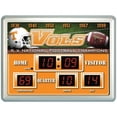 thumbnail image 2 of Team Sports America NCAA ScoreBoard Wall Clock with Thermometer, 2 of 7