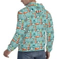 thumbnail image 6 of Lsque Sea Lighthouse Pattern Casual Men's Hoodie,Hooded Sweatshirt with Kangaroo Pocket,Pullover Hoodie-Large, 6 of 7
