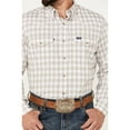 thumbnail image 3 of Wrangler Men's Plaid Print Long Sleeve Performance Snap Western Shirt - 112333324 Medium, 3 of 4