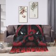 thumbnail image 6 of Deadpool Throw Blanket, Movie Characters Blankets for Kids Teens Adult, Funny Wade Wilson Soft Flannel Blanket, Holiday Party Decorating Supplies , for Travel Office Outdoor Home Bed, 60"X50", 6 of 10