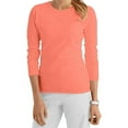 thumbnail image 4 of Peaches Uniforms Women's Long Sleeve Underscrub Medium Pacific, 4 of 21