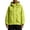 Green, variant on Women's Hooded Windbreaker Jacket Adjustable Drawstring Hood Hook Cuff Loose Outdoor Coat with Tactical Cargo Pocket,Purple,M
