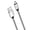 White, variant on ROFAY 15FT Micro USB Cable, Nylon Braided Charging Cord, Compatible with TV Stick, PS4, Android, Black