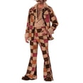 thumbnail image 2 of de Disfraz Hippie Hombre 60s 70s Suave Transpirable Ligero Elástico METRO Salvador traje hippie hombres mujeres, 2 of 10