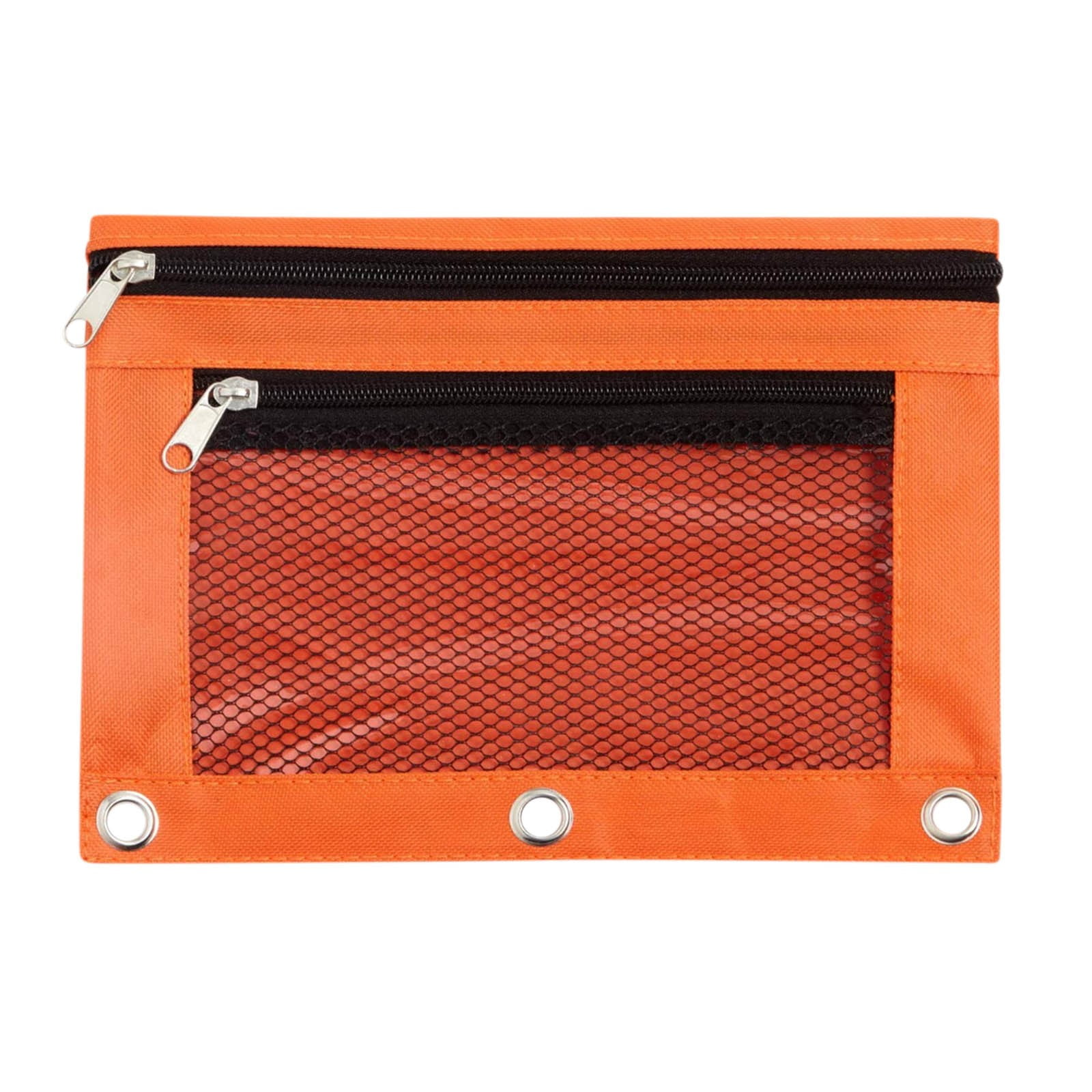 YYNKM Pencil Pouch 3 Ring, Zipper Pencil Pouches Case Binder Cosmetic