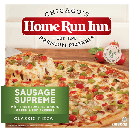 Home Run Inn Classic Crust Sausage Supreme Pizza, Tomato Sauce, 33 oz, (Frozen)
