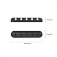 thumbnail image 4 of WREESH Wire Cord Clip Drop Cable Line Holder Tie Fixer Organizer Self-Adhesive Clamp, 4 of 5