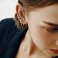 thumbnail image 4 of Clip de oreja de cadena doble Personalidad Estilo largo Streamer Clip de oreja de viento frío sin aretes perforados Wmkox8yii fajkfhkj5198, 4 of 9