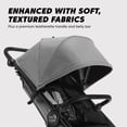 thumbnail image 4 of Baby Jogger City Mini GT2, cochecito ligero todo terreno con neumáticos Forever Air, plegado con una sola mano y suspensión en las cuatro ruedas, exclusivo de Pike, incluye barra para el vientre, mani, 4 of 5