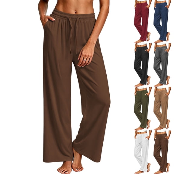 YHAJDS Women Sports Joggers Daily Yoga Casual Long Bottoms Designed With Convenient Pockets