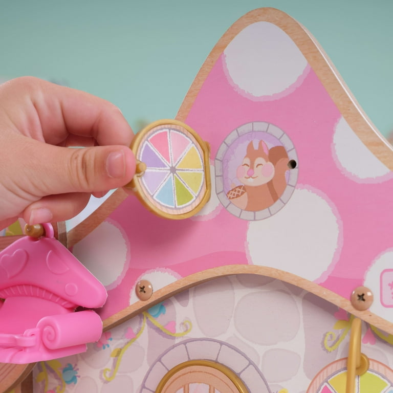 KidKraft Lil Green World Wooden Fairy Cottage and Ferris Wheel