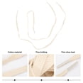 thumbnail image 4 of ELAYARD 1Par Cordones Planos Encerados Para Uso En Casuales Y Deportivos Beige, 4 of 8