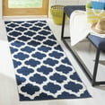 thumbnail image 3 of SAFAVIEH Montauk Proinsias Geometric Cotton Area Rug, Navy/Ivory, 5' x 8', 3 of 10