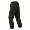 thumbnail image 4 of Men's Leisure Straight Leg Zipper Jogging Trousers, Casual Running Pants for Gym, Outdoor and Street Style,Black,L, 4 of 6