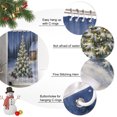 thumbnail image 2 of Extra Long Shower Curtain 72x84 Inch, Christmas Trees Shower Curtain Waterproof Bathroom Decor, Winter Farmhouse Pine Fruits Forest Cabins Fabric Bath Curtain Set Accessories with Hooks, 2 of 8