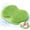 Green, variant on Shower Foot & Back Scrubber Massage Pad, Silicone Shower Foot Scrubber with Suction Cups, Wall Mounted Back Scrubber, No Bend Deep Clean