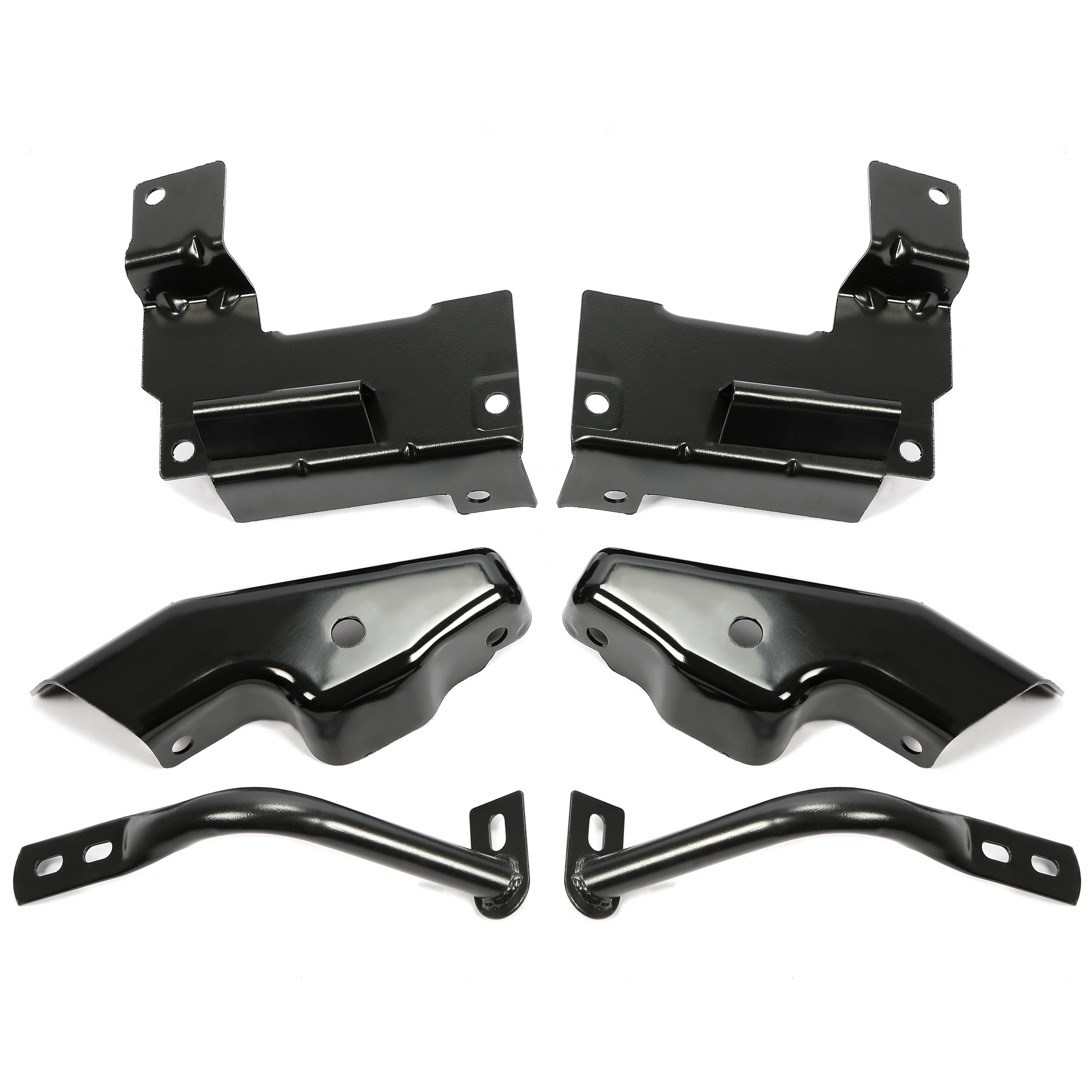 Kojem 6 PCS Front Bumper Bracket Set for 2003-2006 Chevrolet Silverado 1500 and 2002-2006 Avalench 1500 Left Driver and Right Passenger