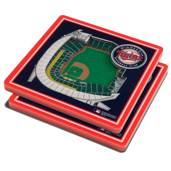 Blue Minnesota Twins 3D StadiumViews Coasters