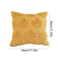 thumbnail image 3 of Birdeem Thanksgiving and Halloween Decorative Pillow Cover,Maple Leaf Pattern Outdoor Pillowcase with Zipper Closure,Reusable Home Decor for Indoor and Outdoor Use, 3 of 9