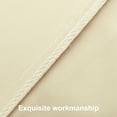 thumbnail image 3 of Ntbay Premium 1800 Series Microfiber California King Flat Sheet with 4 inches Hem, Ultra Soft and Breathable Top Sheet, 108x102 inches, Khaki, 3 of 5