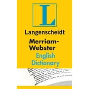 Langenscheidt Merriam-Webster English Dictionary (Paperback)