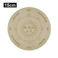 thumbnail image 1 of Tablero de péndulo de adivinación de madera con posavasos tallado en luna de estrellas (verde 15 cm) Tmvgtek  Otros Deportes y Recreación, 1 of 9