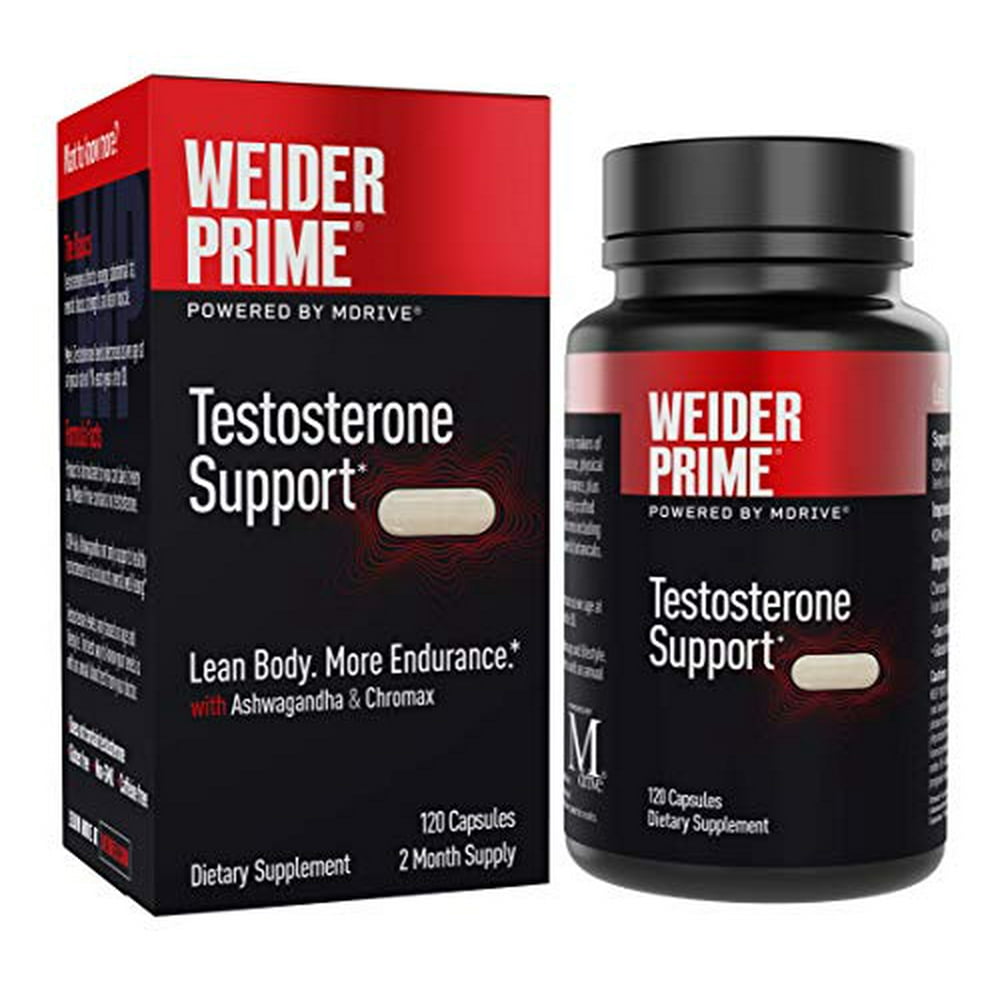 Weider Prime Testosterone Supplement for Men, Healthy Testosterone