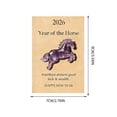 thumbnail image 2 of Lucky Crystal Horse – a symbol of strength & success Lucky Amethyst Crystal Horse Keychain — a symbol of wisdom & success Crystal Horse Keychain, 2026 Fortune Decoration, 2 of 7