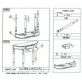 thumbnail image 2 of Frenchi Furniture Entry Way Console Table, 2 of 2