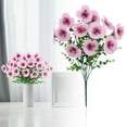 thumbnail image 2 of Artificial Silk Pansy Flowers, Outdoor Spring Flowers, Pansies Wildflower UV Resistant Plants Faux Impatiens for Window Box Wedding Party Outside Garden Porch Decor, 1 Pcs, 13.78x7.87", 2 of 9