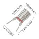 thumbnail image 2 of BEADCEST 20Ud Casquillo Para Bombilla Con De Metal Plateado Compatible Con Proyecto DIY, 2 of 6