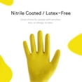 thumbnail image 5 of HANDLANDY 3 Pairs Candy Colors Nitrile Coated Kid Garden Gloves, Latex Free Kid Gloves, Size 5 for age 9-10, 5 of 6