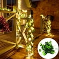 Fake Vines With Lights,50/100 LED Artificial lvy Vine Fake Plants
